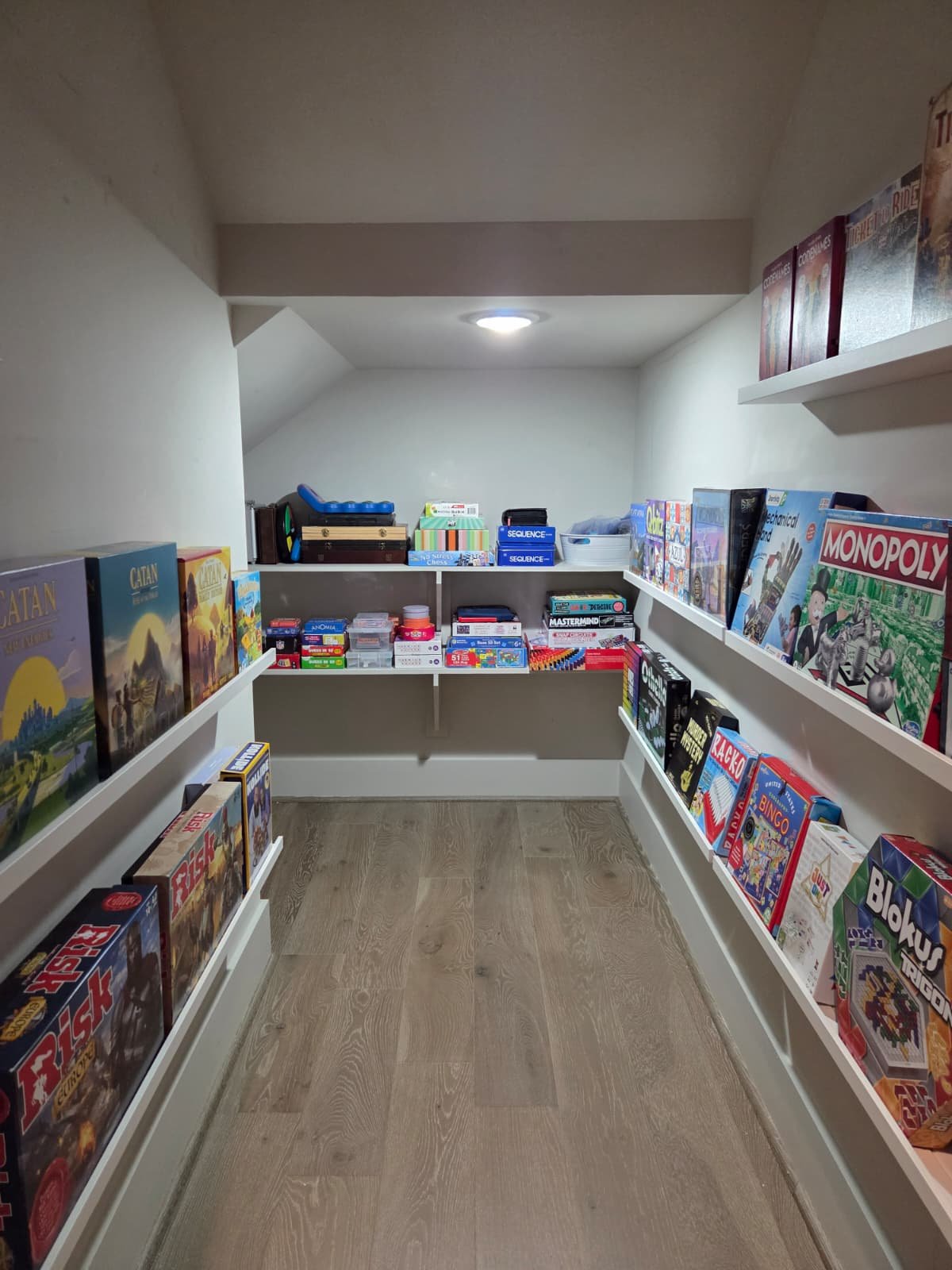 Organized playroom after transformation